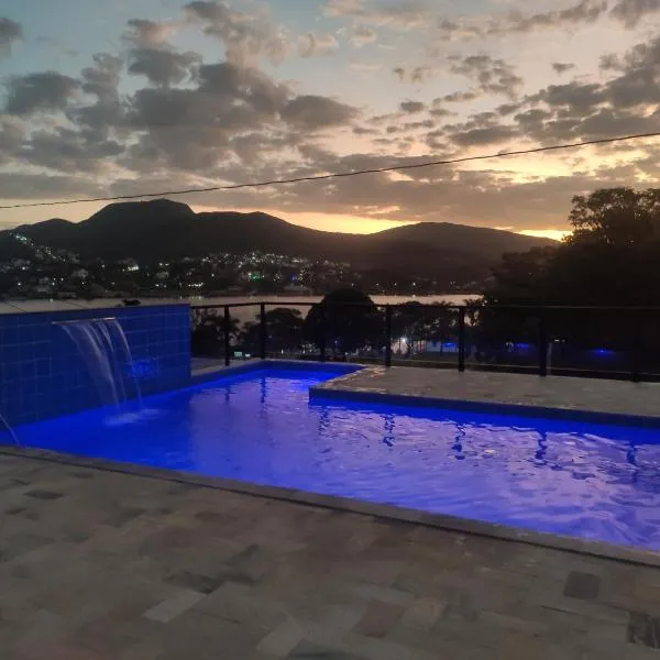 Casa com vista incrível para o Lago de Furnas