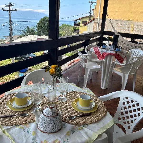 Casa ampla com vista para o mar